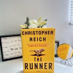 Christopher Reich The Runner - Yellow Hardcover Novel